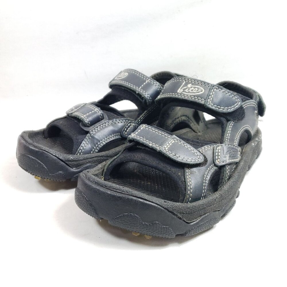 Bite Women's Size 6.5 Wide Black Golf Sandals